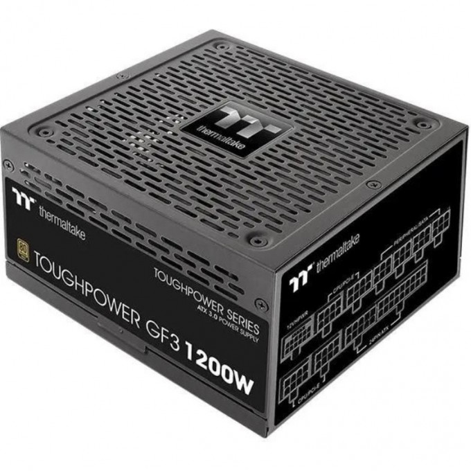 Блок питания THERMALTAKE TOUGHPOWER GF A3/1200W/Fully Modular/Non Light/Full Range/Analog/80 Plus Gold/EU/JP Main CAP All Flat Cables/Gen 5 TTP-1200AH2FLG Блок питания THERMALTAKE TOUGHPOWER GF A3/1200W/Fully Modular/Non Light/Full Range/Analog/80 Plus Gold/EU/JP Main CAP All Flat Cables/Gen 5 TTP-1200AH2FLG