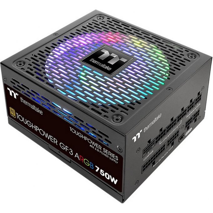 Блок питания THERMALTAKE TOUGHPOWER GF3 ARGB 750W TTP-750AH3FSG-3 Блок питания THERMALTAKE TOUGHPOWER GF3 ARGB 750W TTP-750AH3FSG-3