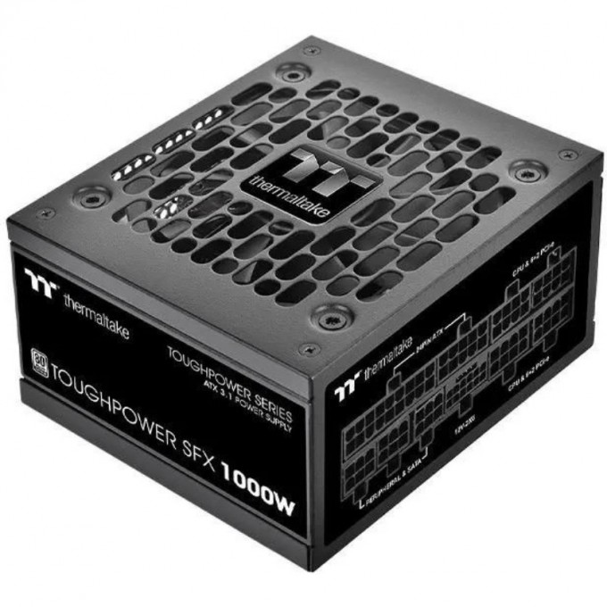 Блок питания THERMALTAKE TOUGHPOWER SFX 1000W PS-STP-1000FNFAGE-1 /Fully Modular/Non Light/Full Range/Analog/80 Plus Gold/EU/100% JP CAP/All Flat Cables/Gen 5 SFX-1000AH2FKG Блок питания THERMALTAKE TOUGHPOWER SFX 1000W PS-STP-1000FNFAGE-1 /Fully Modular/Non Light/Full Range/Analog/80 Plus Gold/EU/100% JP CAP/All Flat Cables/Gen 5 SFX-1000AH2FKG