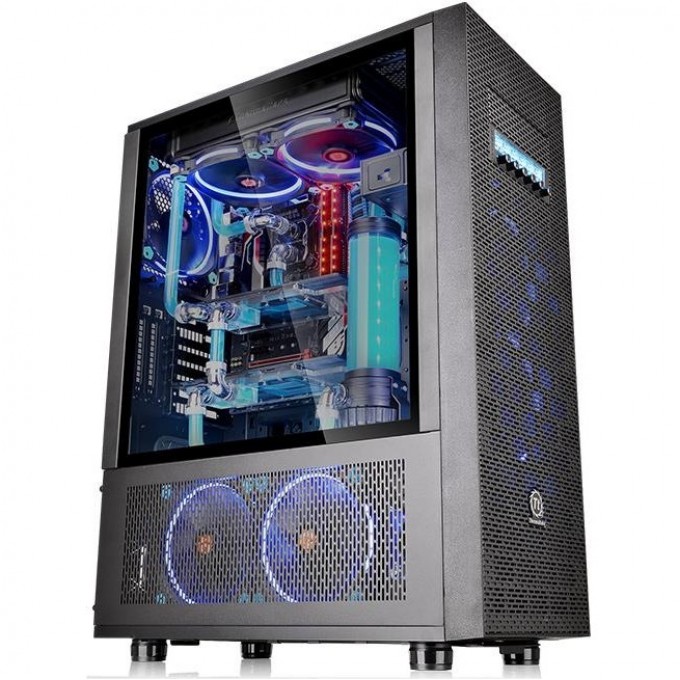 Корпус THERMALTAKE CORE X71 TG без БП ATX 2xUSB2.0 2xUSB3.0 audio bott PSU черный CA-1F8-00M1WN Корпус THERMALTAKE CORE X71 TG без БП ATX 2xUSB2.0 2xUSB3.0 audio bott PSU черный CA-1F8-00M1WN