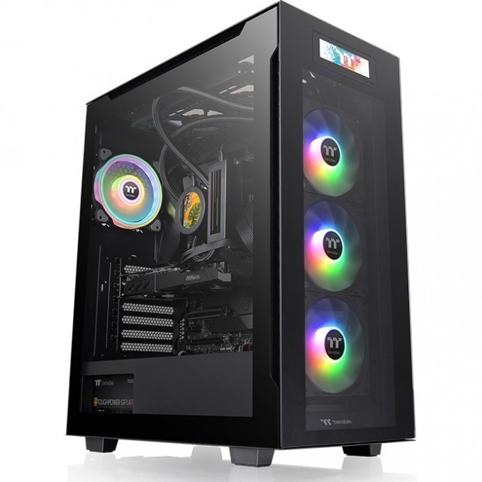 Корпус THERMALTAKE DIVIDER 550 TG ULTRA без БП ATX 2xUSB3.0 audio bott PSU черный CA-1T7-00M1WN-00 Корпус THERMALTAKE DIVIDER 550 TG ULTRA без БП ATX 2xUSB3.0 audio bott PSU черный CA-1T7-00M1WN-00