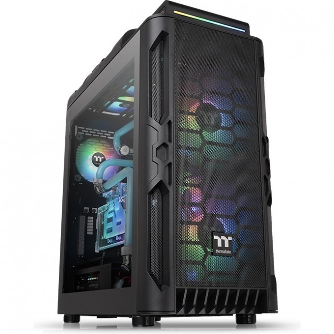 Корпус THERMALTAKE LEVEL 20 RS без БП ATX 2xUSB2.0 2xUSB3.0 audio bott PSU черный CA-1P8-00M1WN-00 Корпус THERMALTAKE LEVEL 20 RS без БП ATX 2xUSB2.0 2xUSB3.0 audio bott PSU черный CA-1P8-00M1WN-00