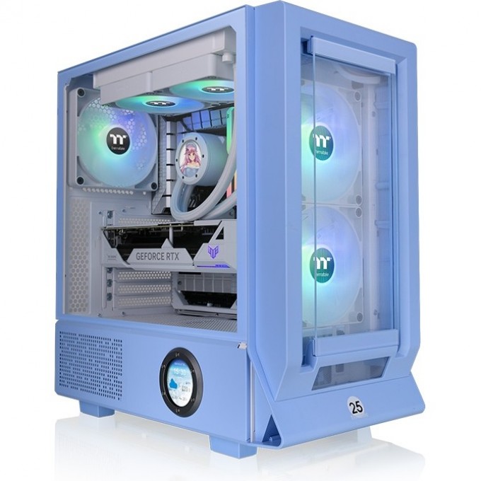 Корпус THERMALTAKE MID TOWER CHASSIS Ceres 350 MX Hydrangea Blue Корпус THERMALTAKE MID TOWER CHASSIS Ceres 350 MX Hydrangea Blue