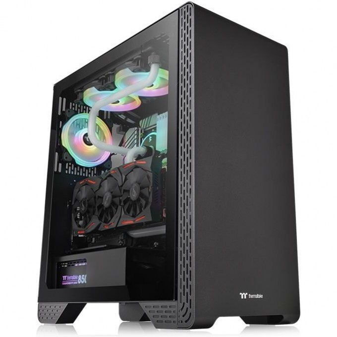 Корпус THERMALTAKE S300 TG без БП ATX audio bott PSU черный CA-1P5-00M1WN-00 Корпус THERMALTAKE S300 TG без БП ATX audio bott PSU черный CA-1P5-00M1WN-00
