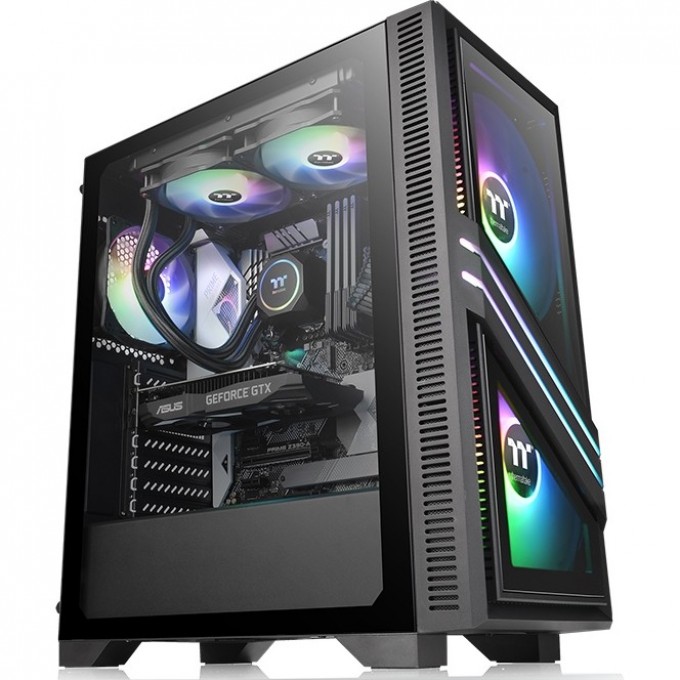 Корпус THERMALTAKE VERSA T35 TG RGB без БП ATX audio bott PSU черный CA-1R7-00M1WN-0 Корпус THERMALTAKE VERSA T35 TG RGB без БП ATX audio bott PSU черный CA-1R7-00M1WN-0