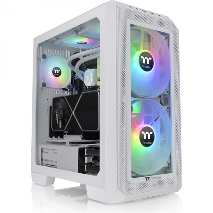 Корпус THERMALTAKE View 300 MX Snow Mid Tower Chassis CA-1P6-00M6WN-00 Корпус THERMALTAKE View 300 MX Snow Mid Tower Chassis CA-1P6-00M6WN-00