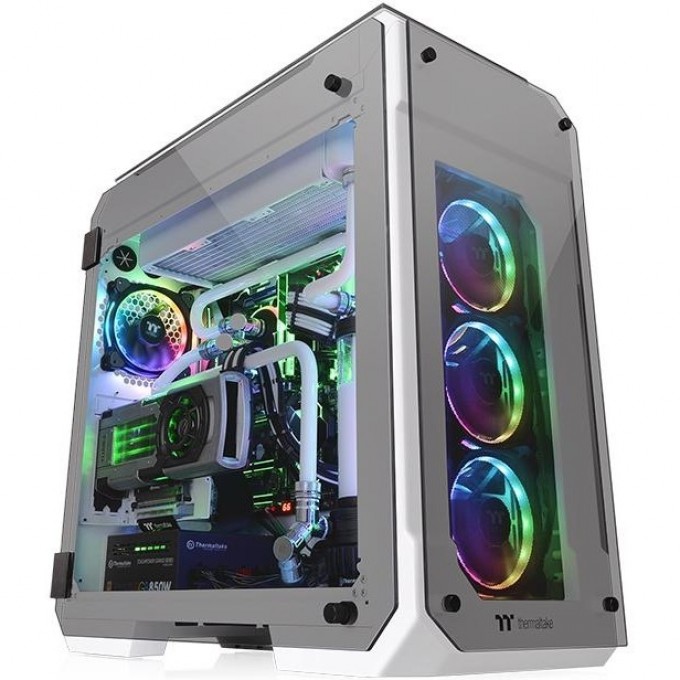 Корпус THERMALTAKE VIEW 71 TG SNOW без БП ATX audio bott PSU белый CA-1I7-00F6WN-00 Корпус THERMALTAKE VIEW 71 TG SNOW без БП ATX audio bott PSU белый CA-1I7-00F6WN-00