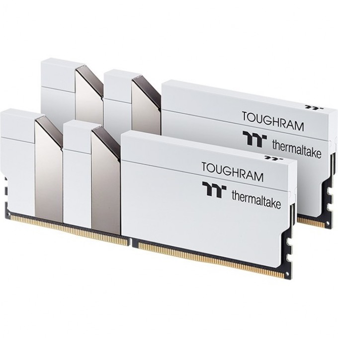 Оперативная память THERMALTAKE TOUGHRAM Memory White DDR4 3200MHz 16GB (8GB x 2) R020D408GX2-3200C16A Оперативная память THERMALTAKE TOUGHRAM Memory White DDR4 3200MHz 16GB (8GB x 2) R020D408GX2-3200C16A