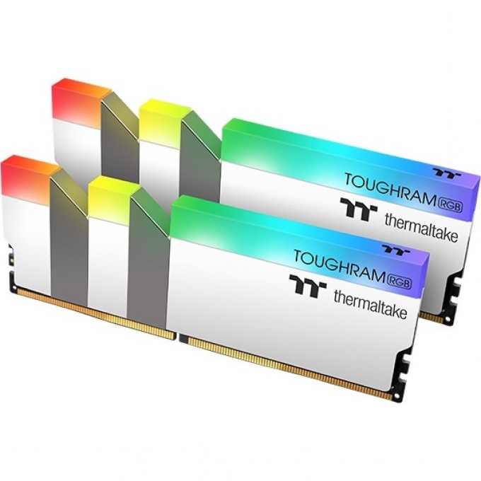 Оперативная память THERMALTAKE TOUGHRAM RGB Memory DDR4 4400MHz 16GB (8GB x 2)-White R022D408GX2-4400C19A Оперативная память THERMALTAKE TOUGHRAM RGB Memory DDR4 4400MHz 16GB (8GB x 2)-White R022D408GX2-4400C19A