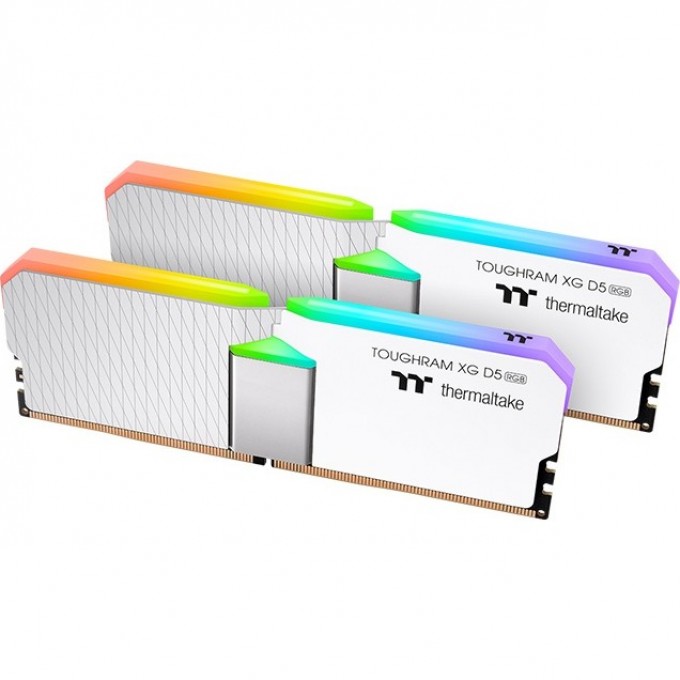 Оперативная память THERMALTAKE TOUGHRAM XG RGB D5 Memory DDR5 6000MT/s 32GB (16GB x2) - white RG34D516GX2-6000C36B Оперативная память THERMALTAKE TOUGHRAM XG RGB D5 Memory DDR5 6000MT/s 32GB (16GB x2) - white RG34D516GX2-6000C36B