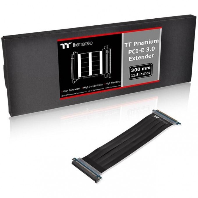 Шлейф THERMALTAKE TT Premium PCI-E 3.0 Extender – 300мм AC-045-CN1OTN-C1 Шлейф THERMALTAKE TT Premium PCI-E 3.0 Extender – 300мм AC-045-CN1OTN-C1