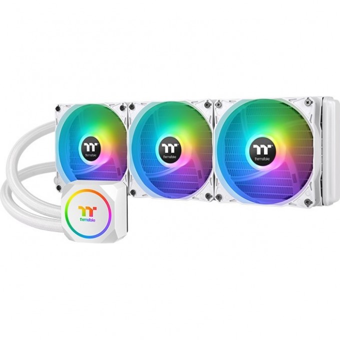 Система жидкостного охлаждения THERMALTAKE TOUGHLIQUID 360 SNOW ARGB белый CL-W302-PL12SW-A Система жидкостного охлаждения THERMALTAKE TOUGHLIQUID 360 SNOW ARGB белый CL-W302-PL12SW-A