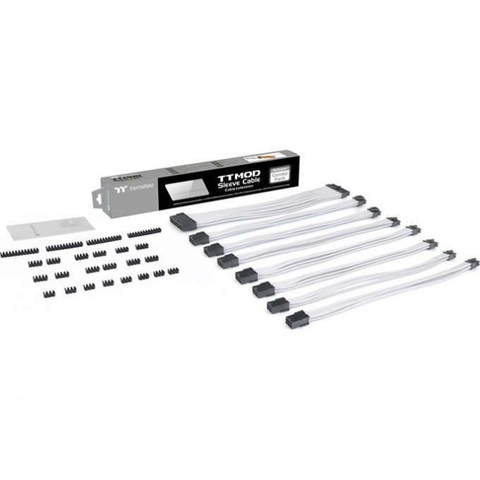 Удлинители кабелей THERMALTAKE TtMod Sleeve Cable (Cable Extension) – White AC-050-CN6NAN-A3 Удлинители кабелей THERMALTAKE TtMod Sleeve Cable (Cable Extension) – White AC-050-CN6NAN-A3