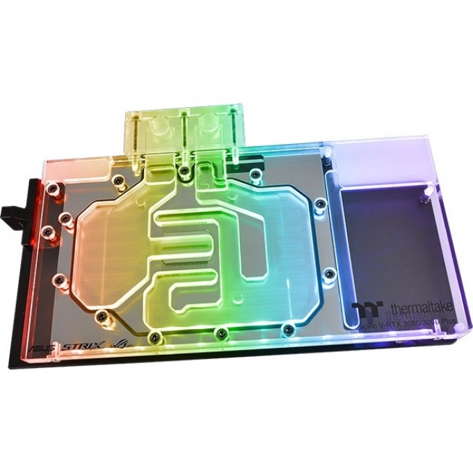 Водоблок THERMALTAKE Pacific V-RTX 3080/3090 Plus (ASUS ROG) GPU Waterblock CL-W311-CU00SW-A Водоблок THERMALTAKE Pacific V-RTX 3080/3090 Plus (ASUS ROG) GPU Waterblock CL-W311-CU00SW-A